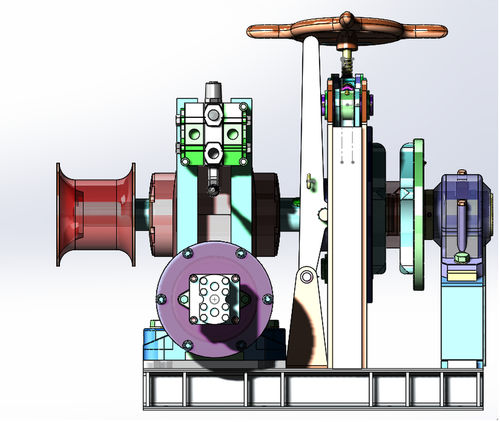 Winde für Schiffe - AW-14-D - Petrel International - für Ankermanöver / Hydraulikmotor / Einzeltrommel