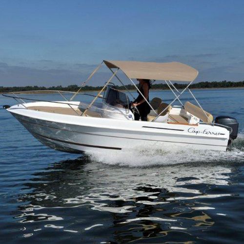 Außenborder-Konsolenboot - Cap-Ferret 522 - B2 marine - mit Mittelkonsole / Sportfischer / max. 6 Personen