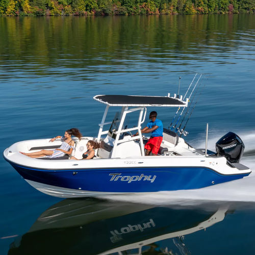 Außenborder-Konsolenboot - T22CC - Bayliner - mit Mittelkonsole / Wasserski / Sportfischer