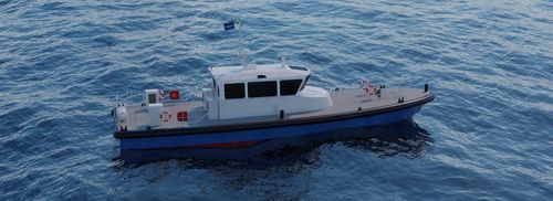 Lotsenboot Berufsschiff - PB 2100 - UZMAR SHIPYARD - Innenborder / Aluminium / Stahl