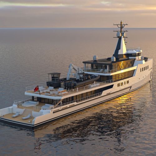 Megayacht für Kreuzfahrten - DY 75  - Amels - Versand / Raised Pilothouse / hybrid