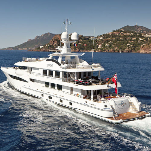 Megayacht für Kreuzfahrten - STEP ONE - Amels - mit Steuerhaus / mit multifunktionalem Achterdeck / nach Maß