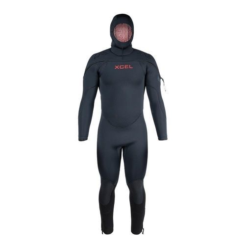 Nassanzug für Berufstauchen - MR976RH3-BLK - Xcel Wetsuits - Ganzkörper / Kapuzen / 7 mm