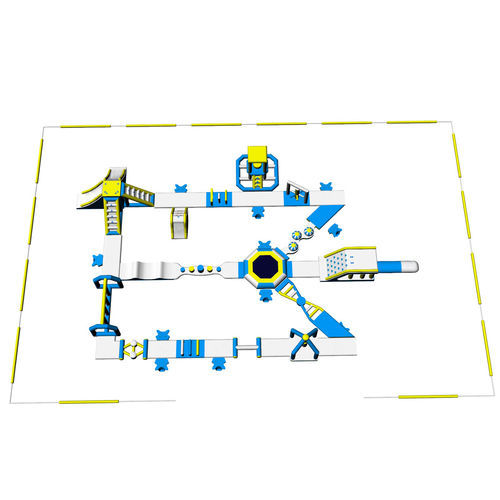 Rutschbahn-Wasserspielgerät - 35*25m - RPG s.r.l. - Park / Trampolin / Rampe