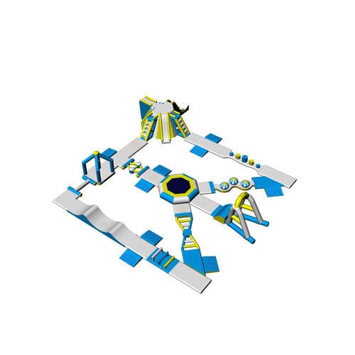 Rutschbahn-Wasserspielgerät - 36mL*36mW - RPG s.r.l. - Plattform / Park / Leiter