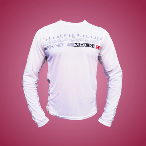 Lycra-Shirt / Langarm - LS FLY DRY WHITE - Mocke