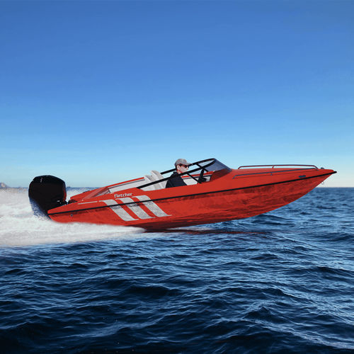 Außenborder-Runabout - 14 GTO - Fletcher Boats - mit Doppelkonsole / Open / Wasserski