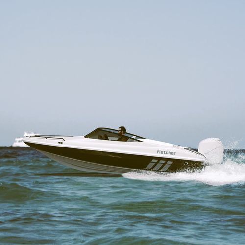 Außenborder-Runabout - 15 GTO - Fletcher Boats - mit Doppelkonsole / Open / Wasserski