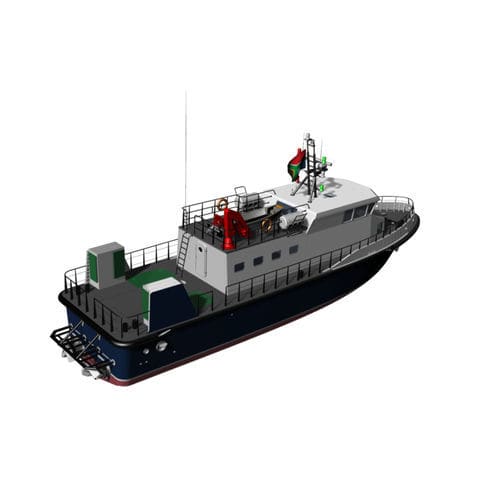 Patrouillenboot Berufsschiff - Hurricane 24 - KND Naval Design - Inboard-Hydrojet / Aluminium / Festrumpf