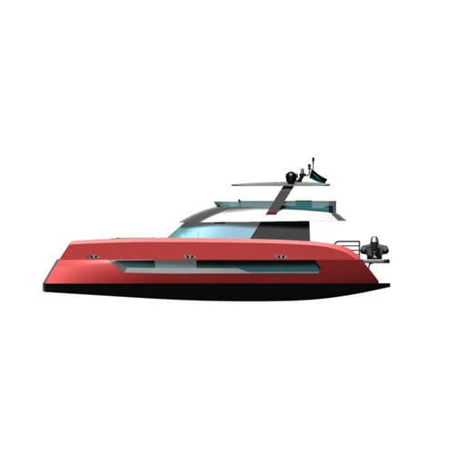 Motor-Katamarane Motoryacht - Majestic R6 - KND Naval Design - für Kreuzfahrten / Flybridge / POD-Antrieb