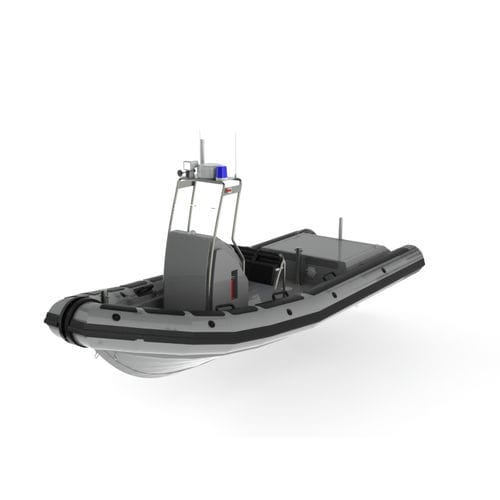 Patrouillenboot Berufsschiff - Navigator 720 IBM - KND Naval Design - Innenborder / Aluminium / RIB
