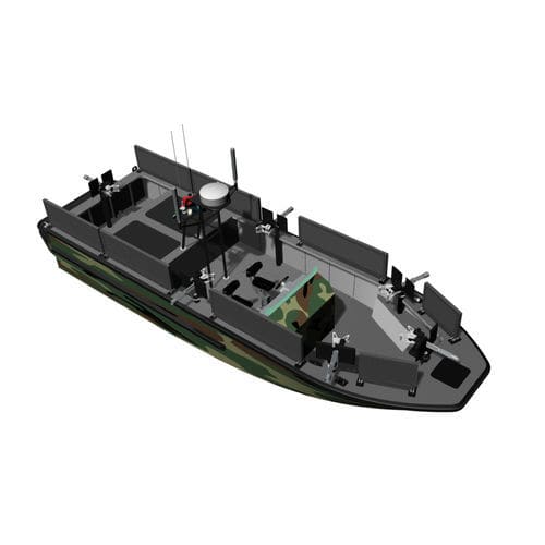 Patrouillenboot - SHADOWHAWK 10 RR - KND Naval Design - Inboard-Hydrojet / Aluminium / Festrumpf