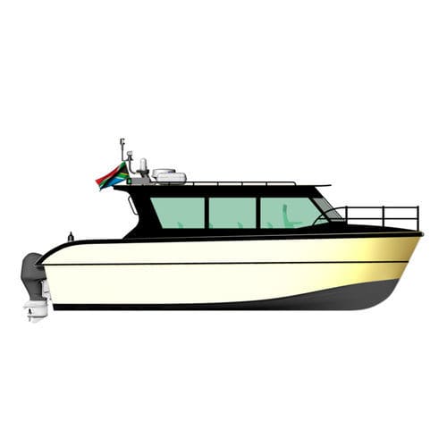 Passagierboot Berufsschiff - SHUTTLE 10 CAT - KND Naval Design - Außenborder / Aluminium / Festrumpf