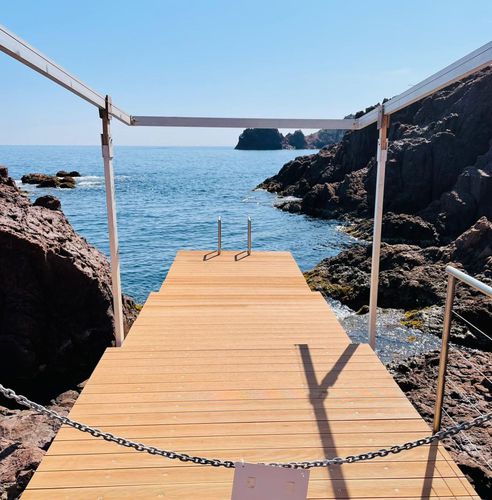 Anlegeponton - AQUA-MODULE - für Yachthafen / für Privatresidenz / für Strände und Flussmündungen