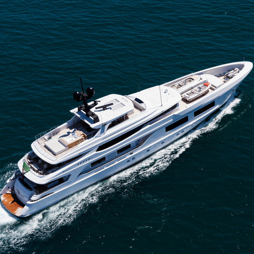 Megayacht für Kreuzfahrten - UNICORN - Baglietto spa - mit Steuerhaus / 6 Kabinen / Stahl