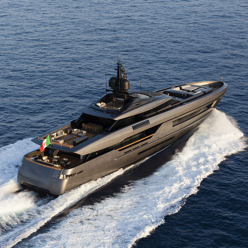 Megayacht für Kreuzfahrten - LUCKY ME - Baglietto spa - mit Steuerhaus / 6 Kabinen / Aluminium