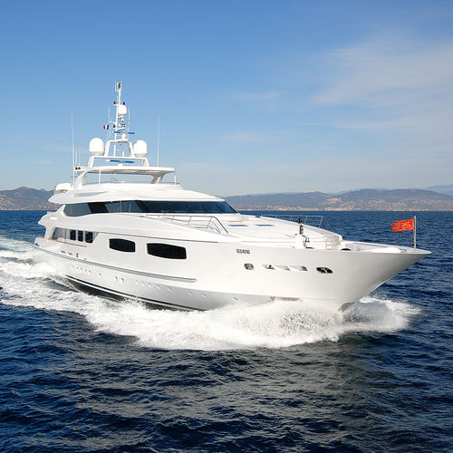Megayacht für Kreuzfahrten - BLANCA  - Baglietto spa - mit Steuerhaus / Stahl