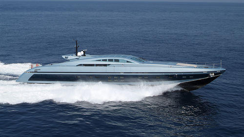 Superyacht für Kreuzfahrten - BLUE PRINCESS STAR - Baglietto spa - mit Steuerhaus / Gleiter