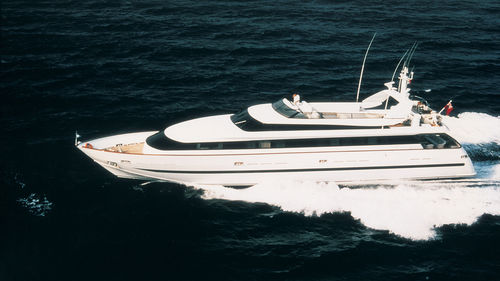 Megayacht für Kreuzfahrten - MAFFY BLU - Baglietto spa - Flybridge / Gleiter