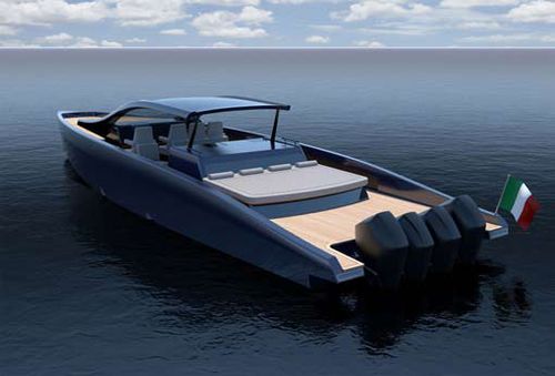 Motoryacht für Kreuzfahrten - M47P  - Mylius Yachts - Open / Softtop / Außenborder