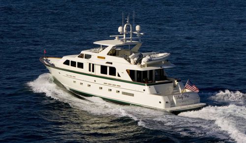Motoryacht für Angelsport - LADY PAT - Burger Boat Company - Flybridge / 3 Kabinen / Halbgleiter