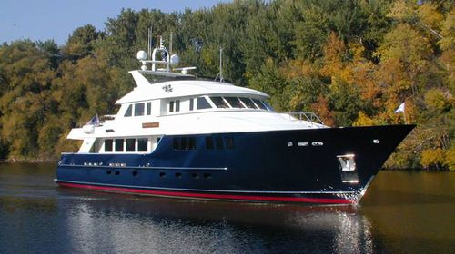 Sportfischer-Superyacht - TOP TIMES - Burger Boat Company - für Expeditionen / Flybridge / 4 Kabinen
