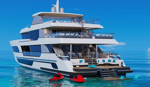 Superyacht für Kreuzfahrten - 142' ATRIUM - Burger Boat Company - mit Steuerhaus / Aluminium