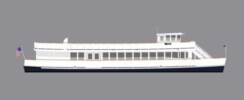 Passagierfähre für Kreuzfahrten - LENA - Burger Boat Company - Stahl / für Touristenausflug