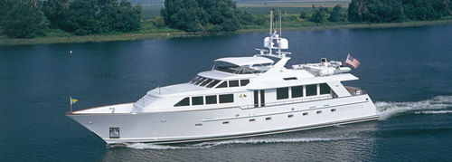 Superyacht für Kreuzfahrten - WINDRUSH - Burger Boat Company - Flybridge / Verdränger Rumpf / nach Maß