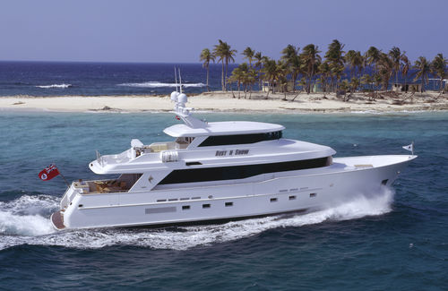 Schnelle Motoryacht - BEST N SHOW - Burger Boat Company - mit Steuerhaus / 3 Kabinen / nach Maß