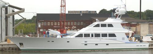 Sportfischer-Superyacht - SARAHBETH - Burger Boat Company - schnell / mit Steuerhaus / Verdränger Rumpf