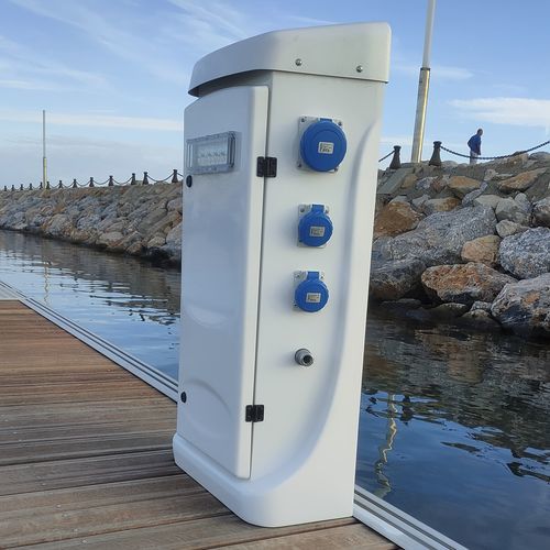 RFID-Säule - DORY - GCEI FRANCE - Stromversorgung / Wasserversorgung / für Steg