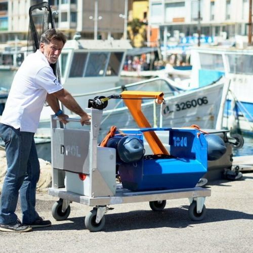 Wagen für Materialumschlag - DPOL® Lifter - EKKOPOL - Transport / für Steg / Aluminium