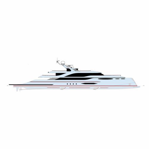 Megayacht für Kreuzfahrten - 55m - Brythonic Yachts
