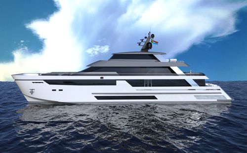 Katamaran-Superyacht - 50m - Brythonic Yachts - für Kreuzfahrten / Aluminium