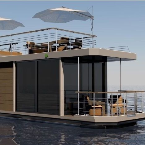Katamaran-Hausboot - Brythonic Yachts - Außenborder / Aluminium / HDPE