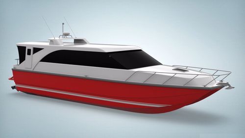 Express-Cruiser / Katamaran - 17m - Brythonic Yachts - Jetantrieb / zweimotorig / Hardtop
