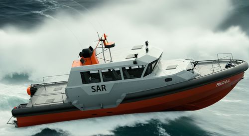 Patrouillenboot Berufsschiff - 15m  - Brythonic Yachts - Rettungsboot / Innenborder / Aluminium