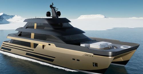 Katamaran-Superyacht - 45m - Brythonic Yachts - für Kreuzfahrten / Flybridge / 6 Kabinen