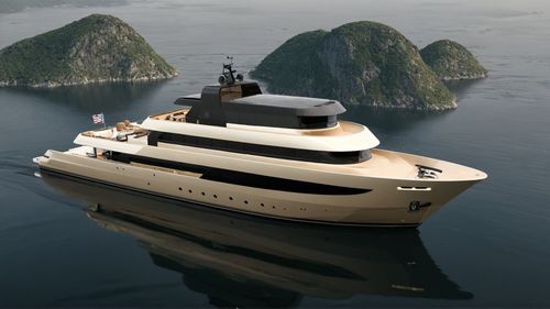 Megayacht für Kreuzfahrten - 49m - Brythonic Yachts - Explorer / Raised Pilothouse / 4 Kabinen