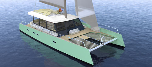Katamaran - NAVIS DAY CHARTER 60 - NAVIS LR - Flybridge / Glasfaser / semi-custom