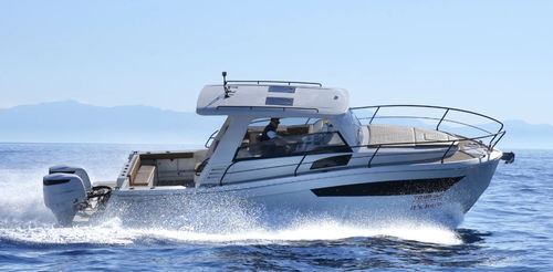 Express-Cruiser / Außenborder - T295 SF Montecristo - Tuccoli - Technology Boats - zweimotorig / Hardtop / für Angelsport