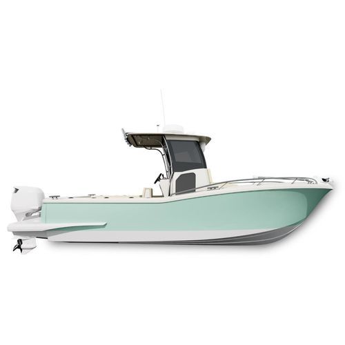 Sportfischer-Konsolenboot - T250 VMax - Tuccoli - Technology Boats - Außenborder / mit Mittelkonsole / Sonnendeck
