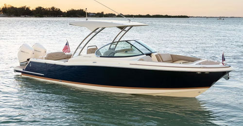 Außenborder-Runabout - CALYPSO 28 - Chris Craft - zweimotorig / mit Doppelkonsole / Bowrider