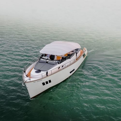 Express-Cruiser / Innenborder - 450 Cabrio - PELSOLUTIONS - elektrisch / zweimotorig / Open