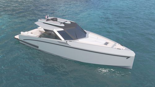 Express-Cruiser / Innenborder - 42  - Alium Yachts - zweimotorig / Gleiter / Hardtop