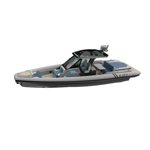 Innenborder-Schlauchboot - 9x - EJET Electric Yacht Tenders - elektrisch / halbstarr / Softtop