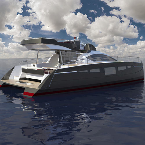 Express-Cruiser / Katamaran - C-Cat 40 PWR - Comar Yachts - Innenborder / zweimotorig / Flybridge