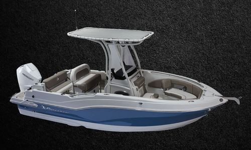 Außenborder-Konsolenboot - 210 CC - Crownline - mit Mittelkonsole / Sportfischer / Sonnendeck