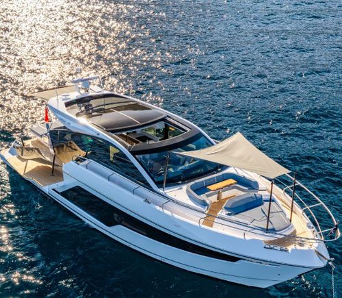 Motoryacht für Kreuzfahrten - Targa 58 GTO - Fairline - Open / Hardtop / Innenborder